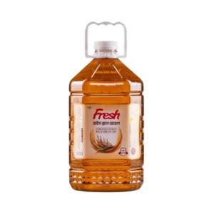 Fresh Rice Bran Oil 5Ltr.